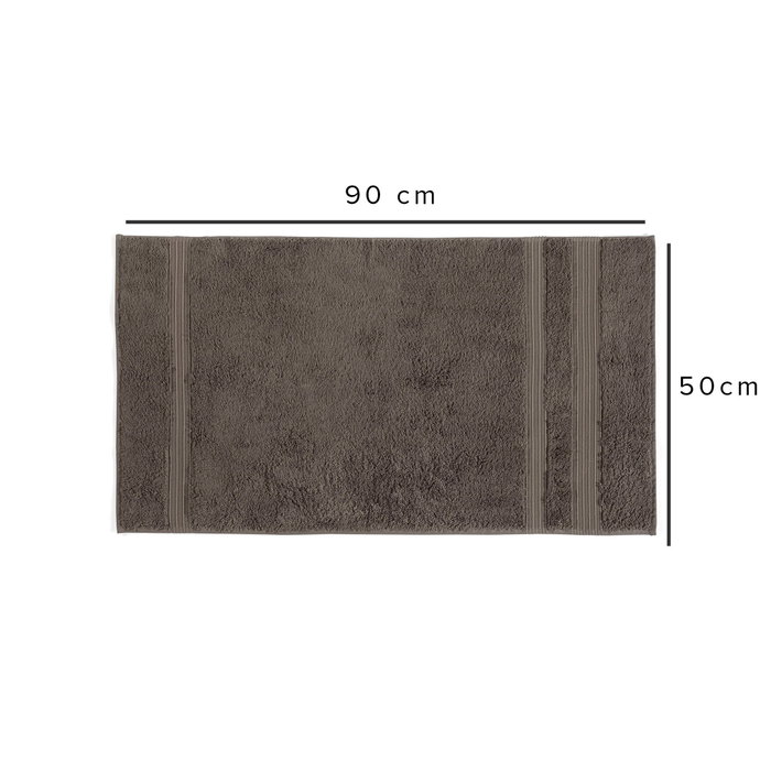 Mijölnir Toalla de Manos London Hand - Marrón 50x90 cm 60% Algodón 40% Bambú